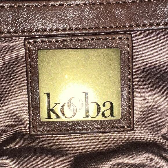 Kooba Brown Leather Shoulder Bag - Picture 3 of 6